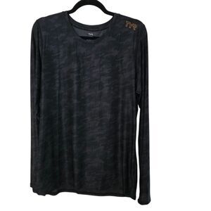 TYR Airtec Long Sleeve Shirt Mens XL Black Cooling Athleisure NEW